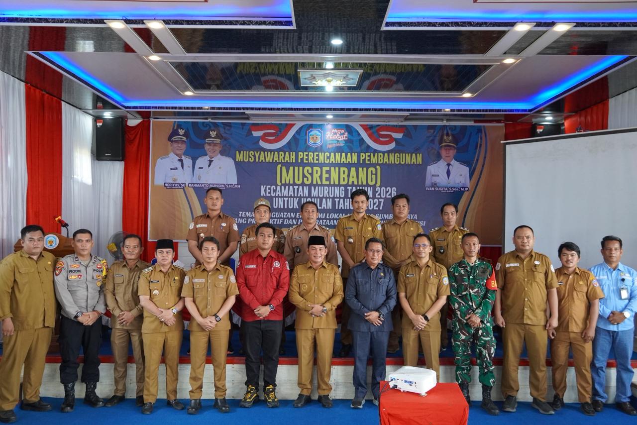 Foto PEMERINTAH KECAMATAN MURUNG GELAR MUSRENBANG 2026: FOKUS PADA EKONOMI LOKAL DAN INFRASTRUKTUR